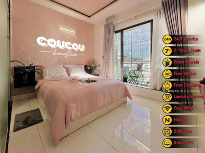 Queen Room with Balcony — CouCou Homestead II - Mini Hotel District 1